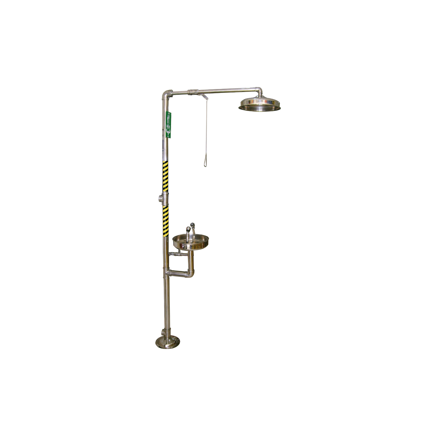 Douche d'urgence avec lave-yeux et visage
