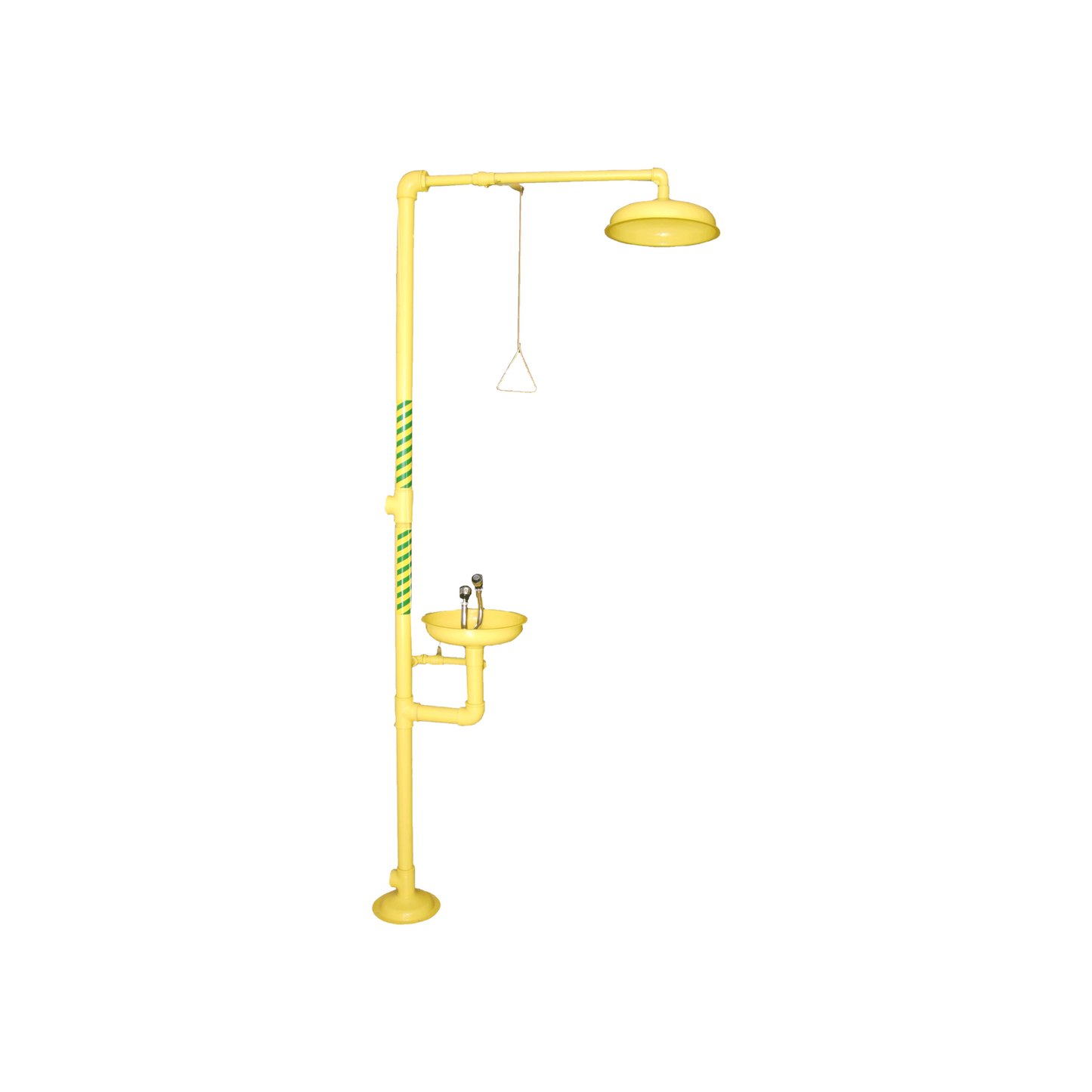 Douche d'urgence avec lave-yeux et visage