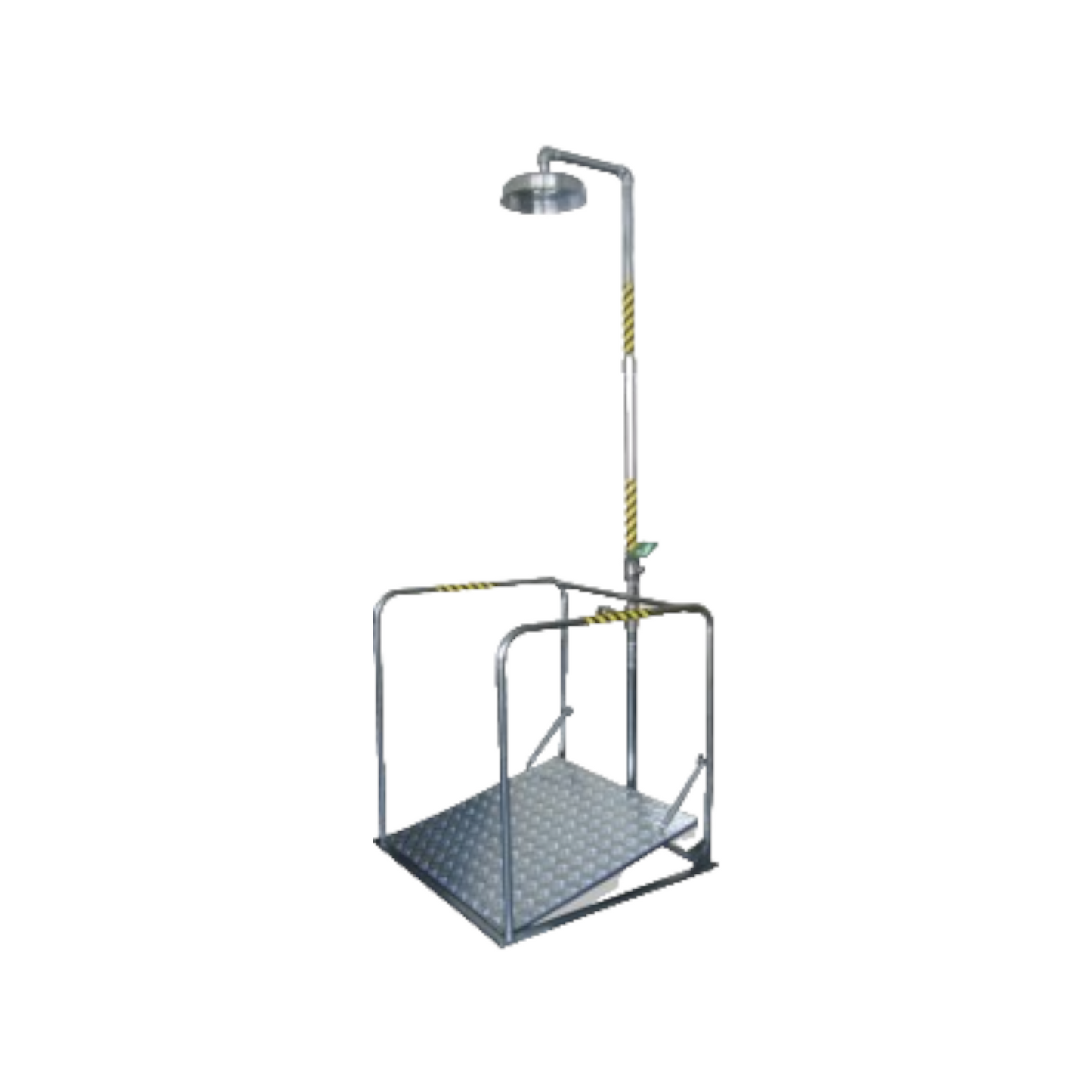 Douche d'urgence avec lave-yeux et visage