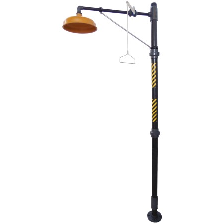 Column emergency shower